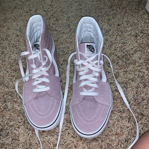 Purple high top vans